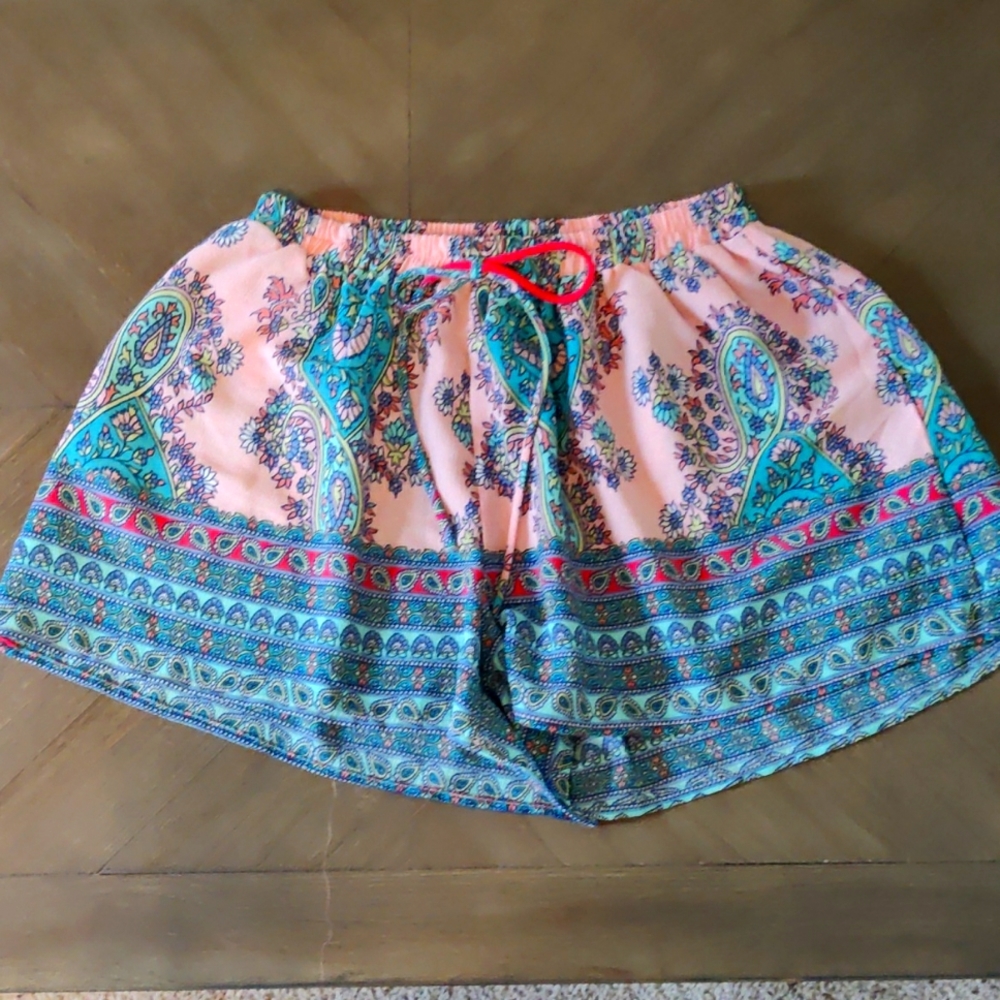Red Lolly paisley shorts